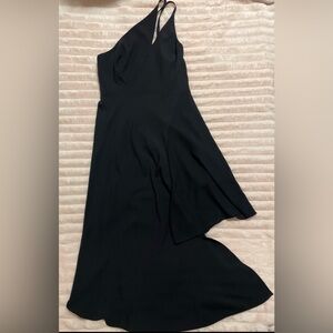 MARCIANO by Guess Elegant Asymmetrical Black Dress